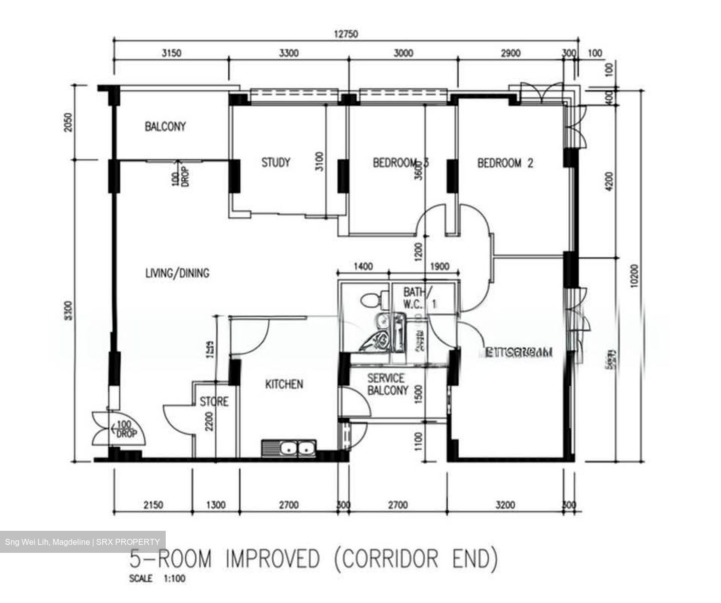 Blk 370 Woodlands Avenue 1 (Woodlands), HDB 5 Rooms #585501111